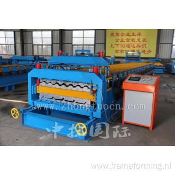 Double Layer Glazed Tile Roll Forming Machine